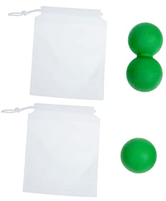 Ipetboom 1uppsättning Massageboll För Muskelavslappning Ergonomisk Jordnötsformad Massagestång För Djupvävnadsmassage Och Smärtlindring För Hemma Och Träning Med Förvaringspåse