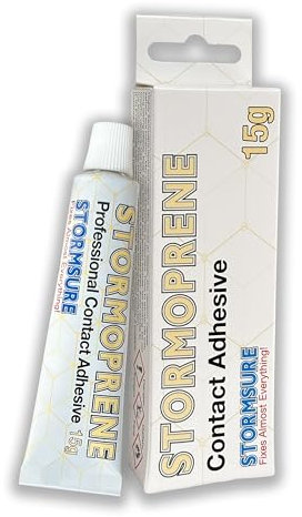Stormoprene Professional Contact Adhesive (15g) - for Fast Curing, High Stregth Repairs to Almost Everything