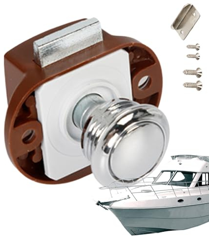 Serratura per Porta Da Campeggio Auto | Serratura per Porta Senza in Zinco per Veicolo Ricreativo,Accessori Di Ricambio Di Sicurezza per Mobil-Home, Furgone, Cassetto, Barca E Caravan