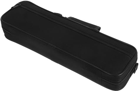 CLISPEED Flöten Tasche aus Wasserdichtem Oxford Gepolstert mit Verstellbarem Schultergurt und Griff Leichte Tragbare Schutzhülle für Querflöten und Piccolo Instrumente