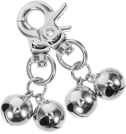 DIKACA 2pezzi Campanellini in Acciaio Inox per Campanellini Decorativi per Gatti Animali Domestici