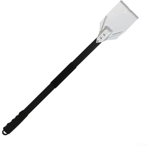Grattoir à charbon de bois avec poignée en aluminium pour cheminée et gril, outil efficace pour nettoyer les grilles de barbecue et les surfaces du four