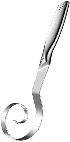 Dough Whisk, Stainless Steel Danish Dough Whisk for Bread Making | Stainless Steel Dough Whisk Helps Mix Bread, Pizza and Pastry Dough Easily, Durable Design for Home Baking