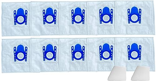 Hossi's Wholesale 10 Sacchetti per aspirapolvere Adatto per Bosch Logo BSA 61000? 61922, BSG 60000? Filtra 69999?Ten cws67