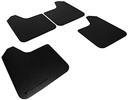 Rally Armor MF12-BAS-BLK Basic - Paraspruzzi nero con logo (montaggio universale (senza hardware)), confezione da 1
