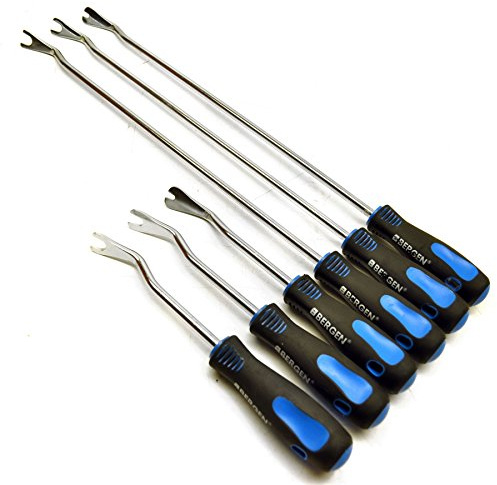 Door Panel/Trim Clip Rivet Clips Removal/Remover/Bumper Tool 6pc AT344