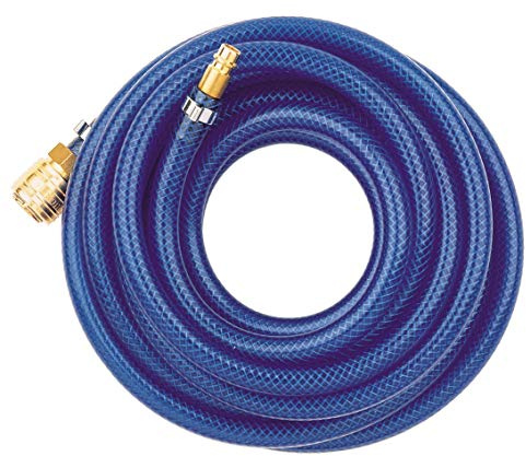 Schneider Druckluft GmbH DGKD740012 Schneider airsystems Druckluftschlauch DLS-SK 15-9/5m PVC, Länge 10 Meter, Schlauch mit Gewebeeinlage, blau