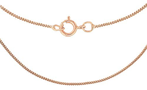 Carissima Gold Damen 9k (375) Gold 0.8mm Diamantschliff Panzerkette