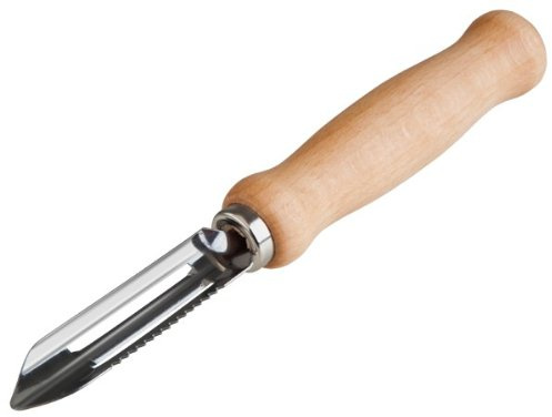 Gravidus Sparschäler mit feststehender Doppelklinge, Buche, 15cm