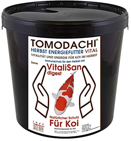 Herbstfutter Koifutter teilsinkend mit Monoglyceriden Futterverwertung Verdauung farbverstärkend hochverdaulich arktische Rohstoffe 5mm 3kg