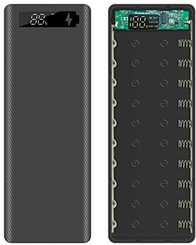 Batteria Scatola di Immagazzinaggio, Batteria Scatola di Immagazzinaggio, Display LCD FAI DA TE 10x18650 Batteria Caso
