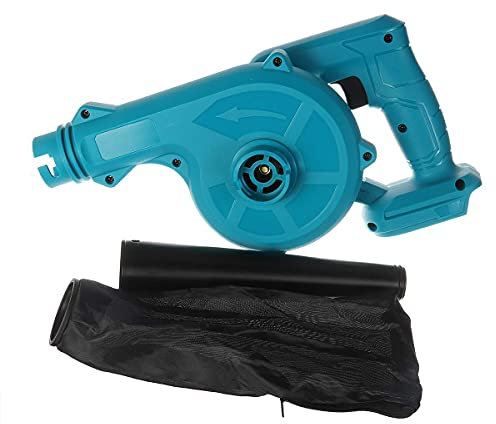 BANGHA Soffiatore 2 in 1 soffiatore di Aria elettrica Cordless soffiante Foglia di aspirazione Pc Strumenti for Collezione for pulitori di Polvere for Batteria da 18 V Aspirafoglie