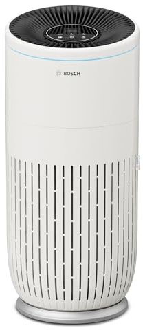 Bosch Air 6000 Luftreiniger - Für Räume bis zu 125 m² - Entfernt effizient Schadstoffe - Mit 4-in-1 Luftfilter, Smart Sensor, Automatikmodus, Ruhemodus (< 25 dB(A)) - CADR: 600 m³/h