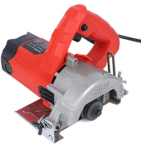Máquina de corte de azulejos de cerámica eléctrica, máquina de corte de piedra portátil sierra circular para madera y cerámica con 2 balde