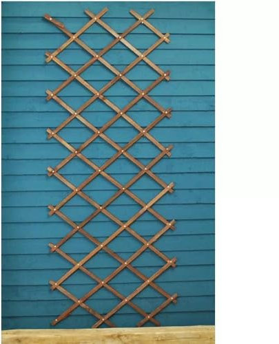 Garden Mile Support de plantes robuste en bois extensible pour plantes grimpantes, décoration de jardin, panneau de support pour fleurs, décoration murale, treillage mural, panneaux de clôture, 180 x