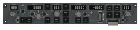 SYDYSOSO Cockpit Simulator 737X MCP Flight Simulator Mode Control Panel, Full Scale Replica of Boeing 737 Mode Control Panel, Real Aircraft Operation, Plug and Play, USB, Compatible With PC