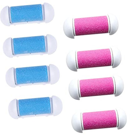 minkissy 3 Sets Ersatzrollen Für Elektronische Fußfeilen Zum Entfernen Abgestorbener Haut Pediküre-zubehör 8 Stück * 3