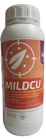 Mildcu 1 litro - Soaga- Solución de abono a base de cobre complejado por acido heptagluconico. Todo tipo de cultivos. Aplicación foliar. Apto en agricultura ecológica.