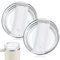 Replacement Cup Tumbler, 2 PCS Spill Proof and Splash Resistant Lids 40 OZ Tumbler Lids Stanley Cup Lid Compatible with Stanley 40oz Cup Accessory (Transparent, 40oz)