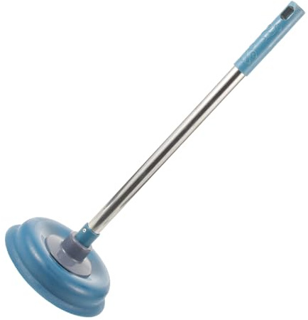 iplusmile Desatascador De Mano para Inodoros Desatascador De Desagües De Baño Herramienta De Limpieza para Desatascar Fregaderos y Bañeras Color Azul Profundo