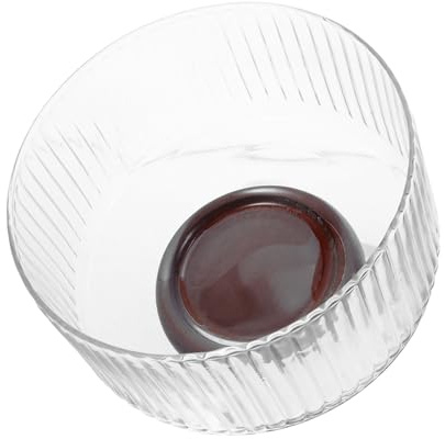 Didiseaon Saladier en Verre Saladiers en Verre Transparent Petits Bols en Bol en À Fruits Décoratif en Cristal À Fruits pour Table Réutilisable À
