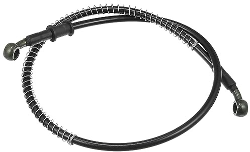 Tubo Flessibile per Freno, Frizione e Olio per Moto, 15,75 Pollici, 28 Gradi, Rivestito, Nero