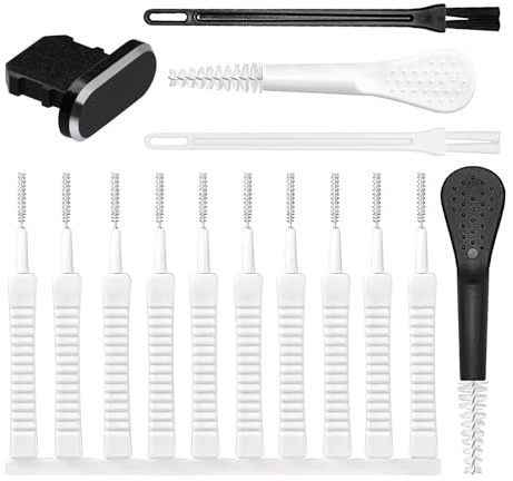 Kit de Limpieza para teléfono móvil: Mini Limpiador de cepillos | multifunción Pro Max, receptor de altavoz, diseñado, fácil de usar, simplemente inserta el puerto de carga, las áreas previst