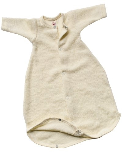 Engel Naturtextilien Frühchen Kleidung - Bio / Öko Baby Schlafsack Schurwoll Frottee Gr. 62 cm