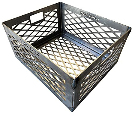 LavaLock Total Control BBQ Charcoal Basket Smoker Pit (fire Box Basket) 12 x 10 x 6 Laser Cut