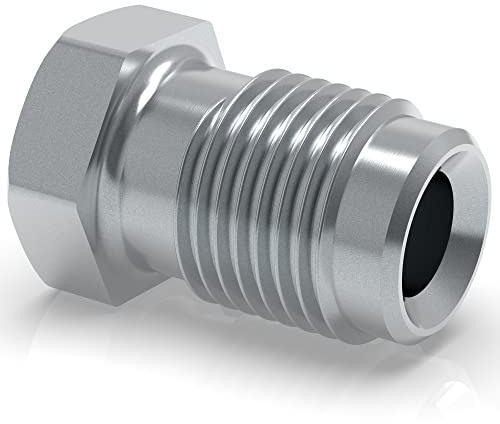 100x Verschraubung M10 x 1 für Bremsleitung 4,75 mm Bördel E Typ D Profi Verbinder DIN/ISO 1651 konform