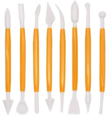 8 Stück Kuchenmodellierwerkzeuge, Skulptur Modellierwerkzeuge, Geeignetes Kuchenmodellier Dekorationswerkzeug