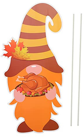 PRETYZOOM 1pieza Cartel Decorativo Exterior De Acción De Gracias Adorno De Jardín Festivo Señal De Patio Colorida y Creativa Para Celebraciones