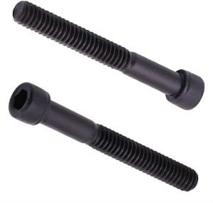 3/8“-16 x 4 (6 PCS) Socket Head Cap Screws, Black Oxide Finish, 12.9 Grade Alloy Steel, Coarse Thread UNC, ASME/ANSI B18.3-1