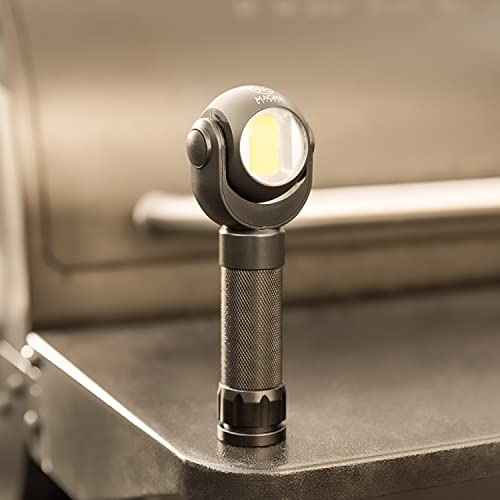 Pellet Grill Smoker LED Night Light - Magnetic Base Attaches to The Front Shelf of Pellet Smokers to Illuminate Grilling Area at Night