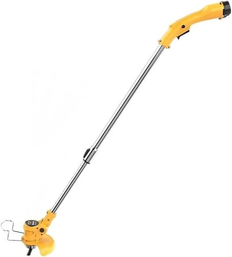 RUTAVM Portatile in Mano Tosaerba a Batteria al Litio Tagliaerba da Giardino for Uso Domestico Ricaricabile Piccola sarchiatura Multifunzione Giallo Materiale di Protezione Ambientale (Size : 6000mA)