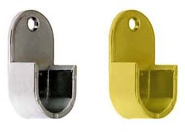 10PZ REGGITUBO LATERALE PER TUBO TONDO - ? mm.18, oro lucido