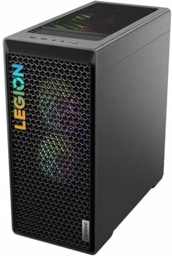 Lenovo Legion T5 26ARA8 90UX0016US Ordinateur de bureau de jeu - AMD Ryzen 7 7700-16 Go - 512 Go SSD - Tour - Gris tempête - Puce AMD B650 - Windows 11 Pro - AMD Radeon RX 7600 Graphics 8 Go GDDR6