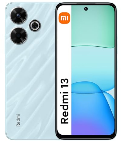 Xiaomi REDMI 13 128 Go 6 RAM Smartphone 6,79 FHD + écran, 90 Hz, 108 MP caméra, 5030 mAh, 33 W charge rapide, bleu