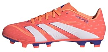 adidas Unisex Predator Club Fg/Mg fotbollsskor, Signal Coral Cloud White Beam Orange, 44 EU