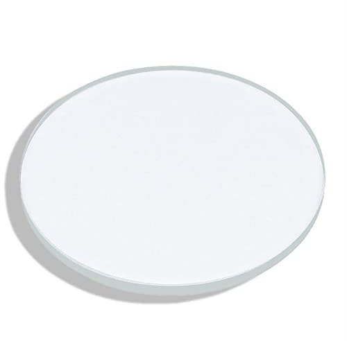 Zubehör für Labormikroskope 90 mm 95 mm 100 mm Stereomikroskop, transparentes Glas, Arbeitsplatte, rund, klar, Arbeitsbühne, Mikroskopboden, Probenplatte, Mikroskopbühnen und Ständer(Diameter 100mm)