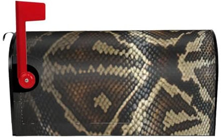 Protezione magnetica della cassetta postale alla moda con stampa di pelle di serpente per cassette postali