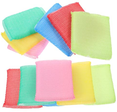 Veemoon 12piezas Esponjas para Lavar Platos Sin Rayas Esponja Flexible De Nylon y Cocina Resistente y Suave para Limpieza