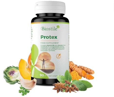 Biostile Protex – capsule con estratti vegetali concentrati, vitamina B6 e C