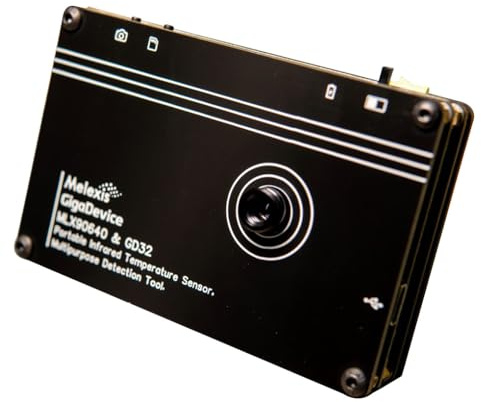 Zambuph Strumento di rilevamento del sensore a infrarossi della temperatura senza contatto LCD da 3,4 pollici Termocamera 8Hz Dispositivo di misurazione della frequenza aggiornamento