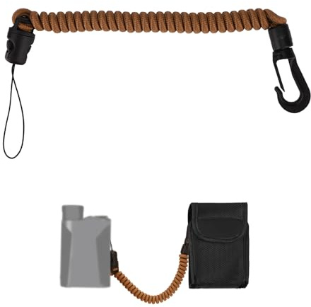Lyreh Dragonne Télémètre, 15-75cm Polyester Haute Densité Lanière Rétractable pour Chasse Pêche Camping Alpinisme Télémètre