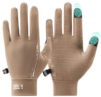ROCKBROS Graphen-Futter Fahrradhandschuhe & Laufhandschuhe für Damen und Herren, rutschfest & Touchscreen-kompatibel – für Radfahren, Joggen & Pendeln