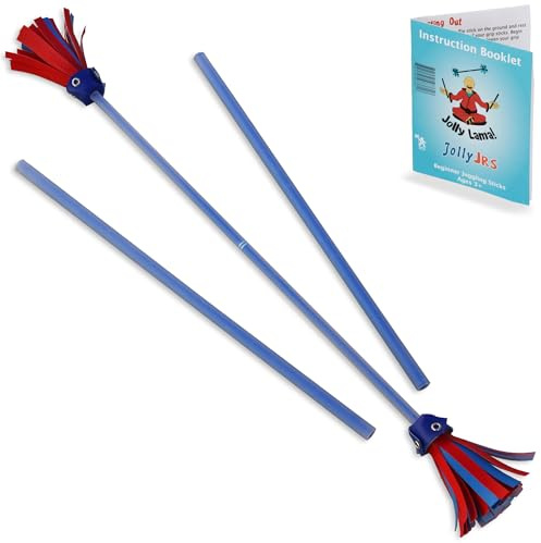 Blue Jolly JRS Youth Beginner Juggling Flower Sticks