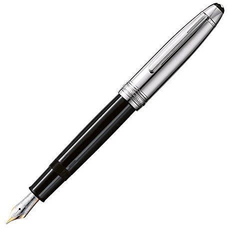 Montblanc Solitaire Stainless Steel Doué Le Grand Füllfederhalter 3997
