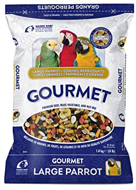 Hari Gourmet Bird Seed Mix, Complete Nutrition for Parrots, 1.8kg