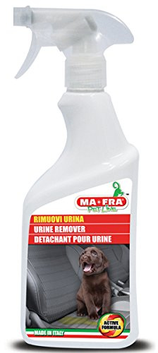 Ma-Fra Eliminador de Orina, Elimina Manchas de Orina, Regurgitación y Excrementos, Neutralización Duradera de Malos Olores, Fácil de Usar, Ideal para Coche, Hogar y Literatura, Tamaño 500ml